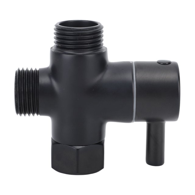 Shower Diverter Valve, 3 Way G1/2 Copper Shower Arm Diverter Valve for Hand Held Showerhead and Fixed Spray Universal Component Replacement Part