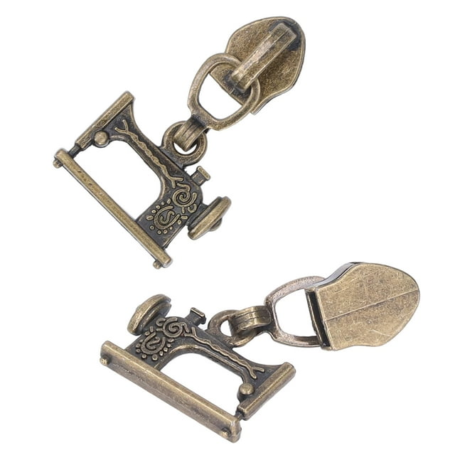 Zipper Pull Zipper Pulls Bag Zipper Head Metal Machine Suitcases Sliders 10 Pcs Sewing Machine Zipper Puller Zippers