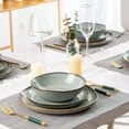 thumbnail image 5 of AmorArc Ceramic Dinnerware Sets,Handmade Reactive Glaze Stoneware Plates and Bowls Sets,Highly Chip and Crack Resistant | Dishwasher & Microwave Safe Dishes Set,Service for 6 Dishes Set(18pc),OCEAN, 5 of 8