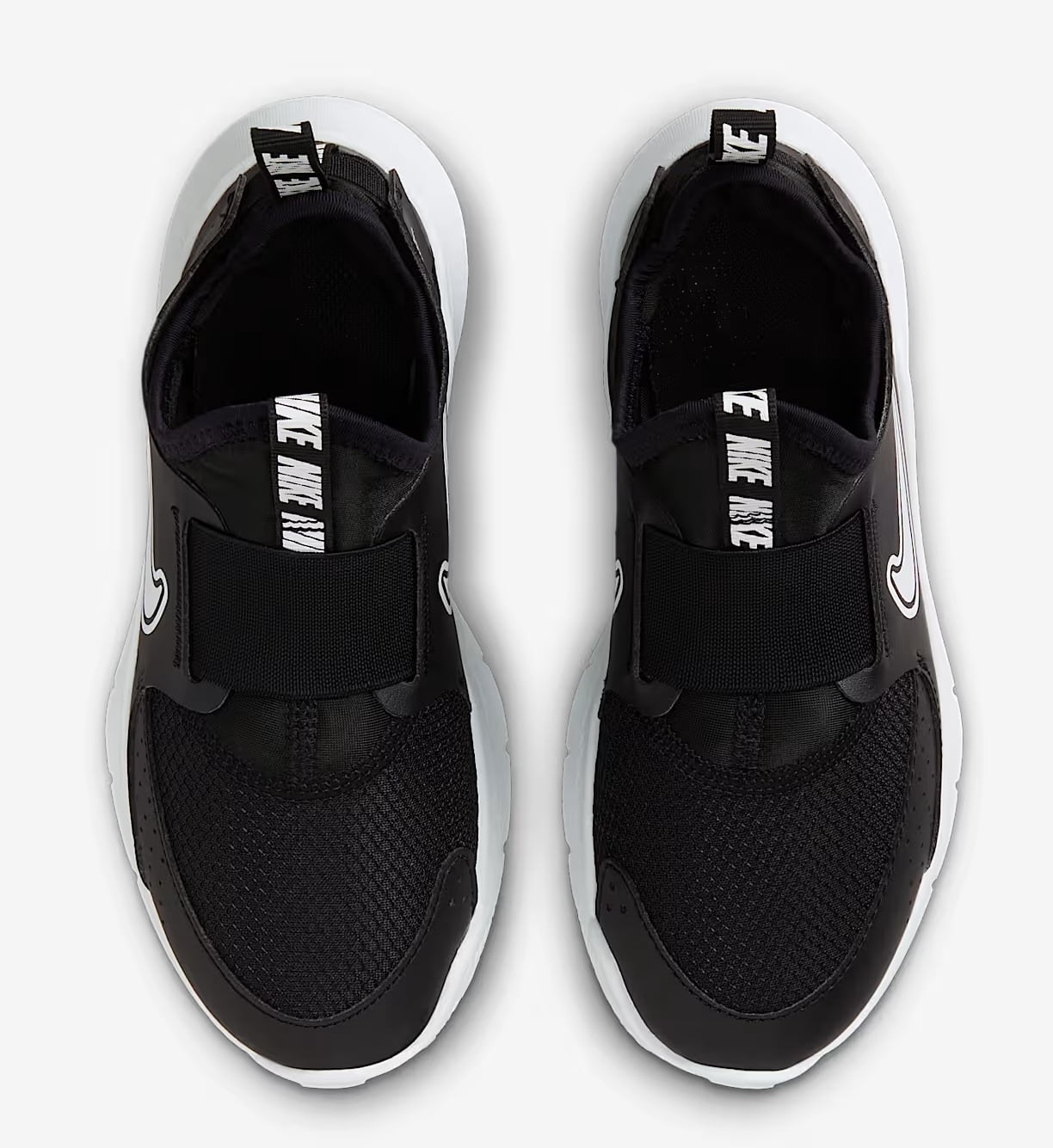 Nike Flex Runner 3 Little Kids' Shoes Color: Black/White Size: 12.5C