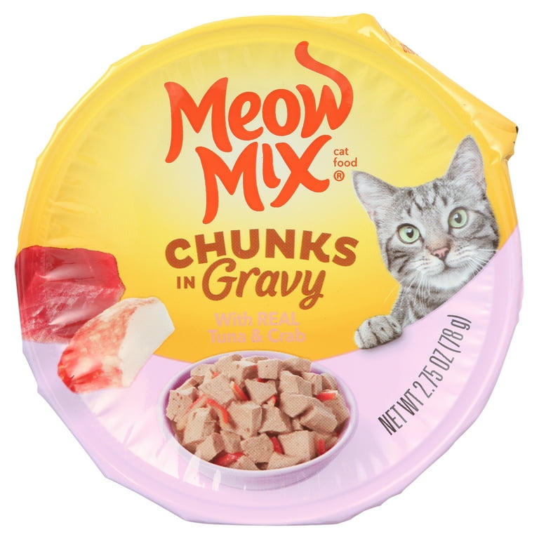 Meow Mix Wet Cat Food for Kitty Lovers Seafood Selections Variety Pack 24 Cups Walmart
