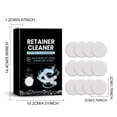 thumbnail image 4 of Xihbxyly Película para El Cuidado de Prótesis Dentales, Tabletas Quitamanchas Eficaces, Solución Neutralizadora de Olores, Limpieza Suave Sin Dañar Las Prótesis, Uso Diario, Ideal para Personas Mayor, 4 of 7