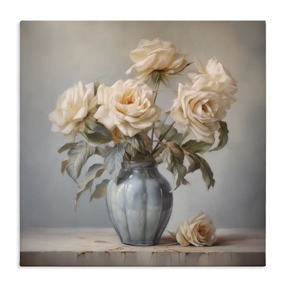 Stupell Industries Vintage Rose Paragon Canvas Wall Art, design by Steve Hunziker