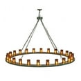 thumbnail image 7 of Meyda Tiffany 159969 Loxley 24 Light 72" Wide Ring Chandelier - Bronze, 7 of 7