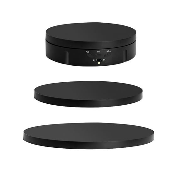 360 Degree Electric Rotating Turntable Automatic Rotating Display Stand USB Charging Jewelry Shoes Display Stand