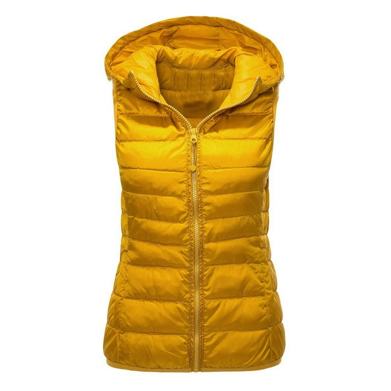 Noarlalf Womens Coats, Women's Vest Hooded Down Vest Autumn and
