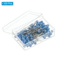 thumbnail image 3 of Uxcell Alfileres de Coser, Alfiler Recto de 1.5 Pulgadas con Cabeza de Perla Plástica, Azul, 100 Paquete, 3 of 6