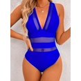 thumbnail image 1 of 2023 nuevo traje de baño Sexy de malla de retazos para mujer, traje de baño de una pieza para mujer, Monokini Push Up, bañador, ropa de playa, bañador para mujer Tan Jianjun unisex, 1 of 1