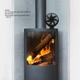 thumbnail image 4 of Ventilador De Estufa De Leña Ventilador De Chimenea Alimentado Por Calor Con Cubierta Protectora Aleación De Aluminio Montaje En Pared Independiente Ángulo De Ajuste Manual De, 4 of 7