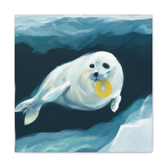 Harp Seal Surrealism - Canvas