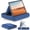 Blue, variant on Tablet Pillow Stand, Multi-Angle Viewing tablet Holder for Lap, Bed and Desk, Foldable Soft Pad Dock with Stylus Mount Compatible with tablet Pro 12.9, 10.5, 11, Air, Mini, Phones, Books, E-Reader