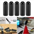 thumbnail image 5 of 100 Piezas Tapas de Goma para Extremos 4 Mm ID PVC Cubierta Tapa Perno Tubo Redondo Protectores Rosca Negro, 5 of 5