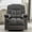 Gray, variant on Oversized Massage Recliner Chair for Elderly,Modern Living Room Electric Rocking & Reclining Chairs with with Heat, 8-Point Vibration,USB Charger and Cup Holders, Plush Velvet Single Sofa, Grey