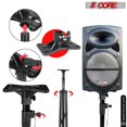 thumbnail image 3 of 5 Core Speaker Stand Tripod Floor Tall Adjustable Up to 72 Inch DJ Studio Monitor Stands Pole Mount - SS ECO 1PK WOB, 3 of 11