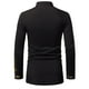 thumbnail image 2 of Camisas Vaqueras Para Hombre XXL Camisetas de palangre Abaya Thobe para hombre, Henley con cuello bandeado, vestido liso, camisas, musulmán Thobe (Black, S), 2 of 3