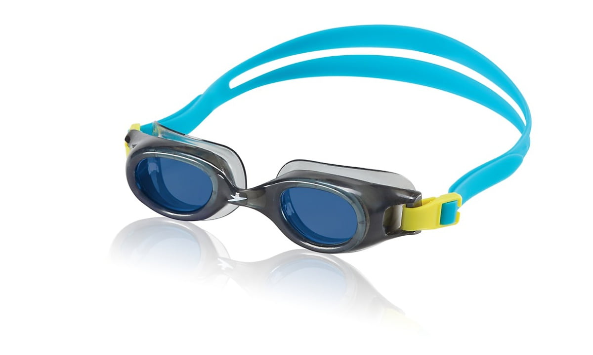 Speedo Jr. Hydrospex Classic Goggle Kids Swim Goggle Grey Blue by Speedo