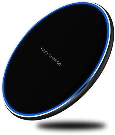 Wireless Charger, Fast Wireless Charging Pad 15W Max Compatible with iPhone 12/SE/11/XS/XR/X/8/Galaxy S21/S20/S10/S9, Note 20/10/9