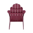 thumbnail image 6 of Kingfisher Lane Traditional Wood Outdoor Chair with Arm Rests in Red, 6 of 11