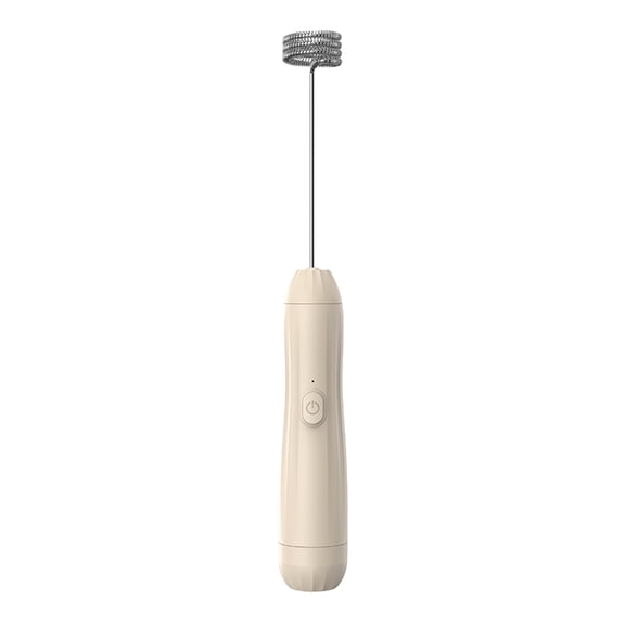 Milk Frother Handheld for Coffee, Cappuccino, Matcha, Hot Chocolate – Stainless Steel, Rechargeable, 4 x 4 x 27.5 cm