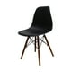 thumbnail image 2 of Set de 2 Sillas Eames MUNDO IN Negro con base color nogal, 2 of 8