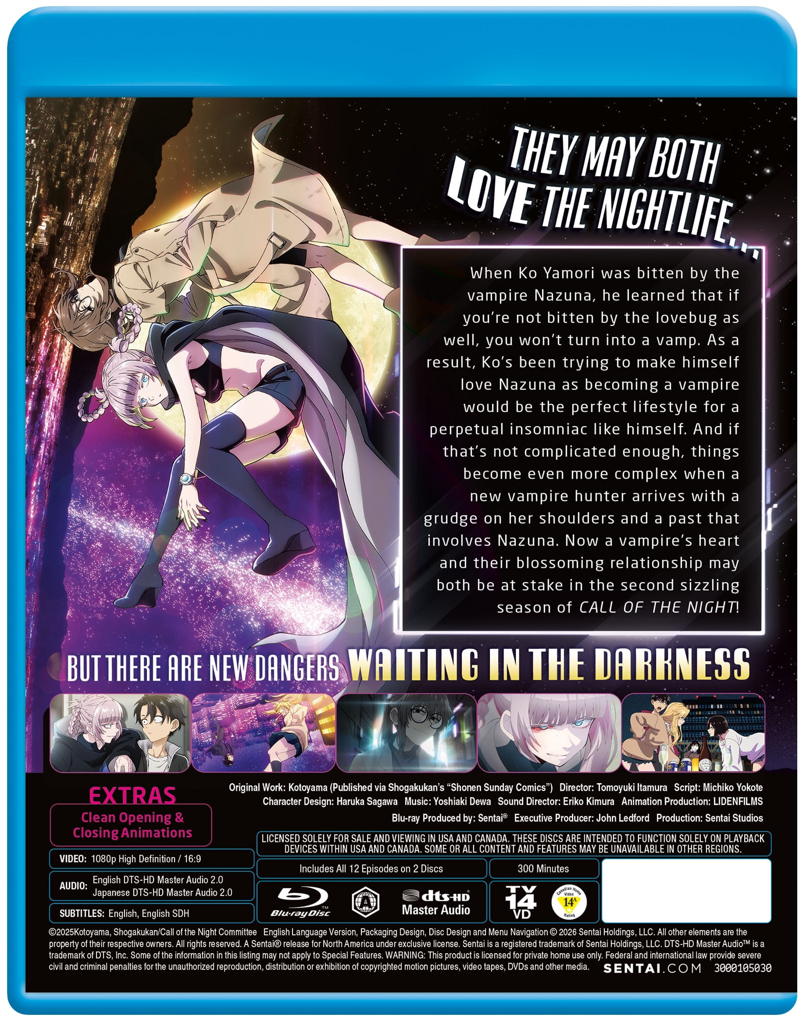 Call of the Night Season 2 Collection&nbsp; (Blu-ray), Anime, AMC