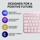 thumbnail image 5 of Teclado Logitech MX Keys Mini inalámbrico iluminado - Rosa, 5 of 9