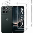 thumbnail image 1 of ccwonima 3 Pack Moto G 2025 Screen Protector [6.7 inch] + 3 Pack Camera Lens Protector, Anti Scratch Bubble Free, Easy Installation, 1 of 1