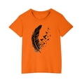 thumbnail image 1 of RXIRUCGD 2025 Vêtements d'Été pour Enfants T-shirt Imprimé Mode Mignon Col Rond Manches Courtes, 1 of 5
