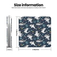 thumbnail image 3 of Kdxio Friendly Sharks Pocket Mirror, 1X/2X Travel Makeup Mirror 2-Sided Folding Small Mirror Portable Double-Sided Magnifying Cosmetic Mirror for Gift-Square, 3 of 9