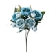 thumbnail image 2 of Plantas Artificiales para Exterior, Flores de Imitación de Peonía, Decoración Realista de Peonía Falsa, Ramo de Boda, Arreglo Floral para El Hogar y El Hotel, Flores Artificiales para Exterior., 2 of 6