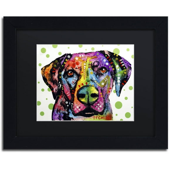 Trademark Fine Art "Rhodesian" Canvas Art by Dean Russo, Black Matte, Black Frame