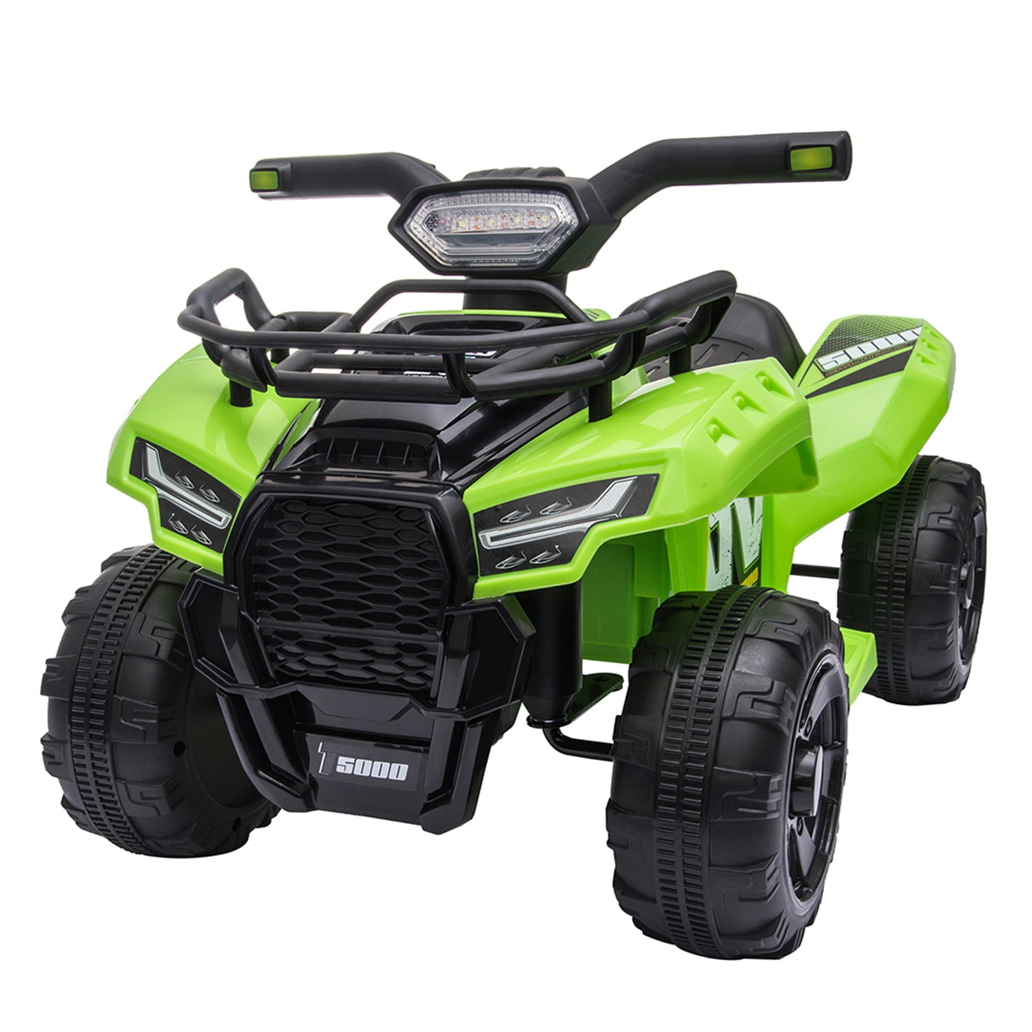 CIPACHO 6V Kids Ride on ATV, Battery Powered Electric Quad with LED Lights, Green CIPACHO 6V Kids Ride on ATV, Battery Powered Electric Quad with LED Lights, Green