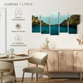 thumbnail image 4 of Elephant Stock Island Hopping Wall Art - Horizontal Multi Panel Canvas - Living Room Wall Decor - Nature Multi Panel - Blue And Yellow Decor - 25" x 12", 4 of 4