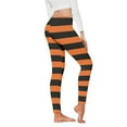 thumbnail image 2 of Diversnew/Womens Black Yogalicious Printed Sporty Lifting Capri Pants Knee Length Leggings Black Xl, 2 of 4