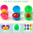 thumbnail image 3 of Huevos de Pascua JOYIN, 48 unidades, con juguetes en el interior, para niños y niñas, 3 of 7