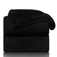 thumbnail image 1 of Fleece Bed Blanket, Solid Color Decorative Cozy Velvet for Any Season Use, 100% Flannel, Oversized King Blanket, Super Soft Fuzzy Flannel, Elegant, 90x104 Inches, 1 of 5
