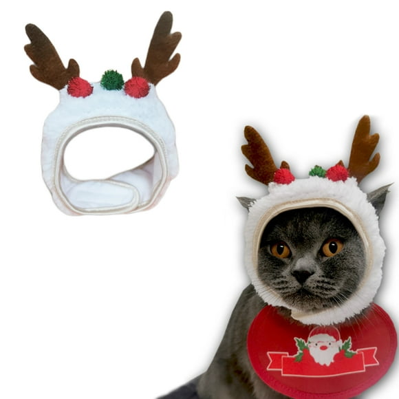 Christmas Dog Toys ,Dog Squeaky Toy,Christmas Squeaky Dog Toys Tug,Christmas Costume Dog Christmas Festival Decoration Hat Pet Headdress Christmas Party Adjustable Hat Christmas Dress Up Puppy Pussy