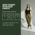 thumbnail image 5 of CosplaySpa Women's Harem Boho Palazzo Pants, Elastic, Drawstring, Plus Size, 5 of 8