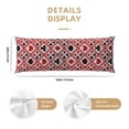 thumbnail image 3 of Lsque Poker Body Pillow Case Cover,Ultra-Soft Microfiber Bed Pillow Cases 20x54 inches,Elegant Bedding,Breathable Durable Pillow Cover with Envelope Closure, 3 of 8