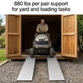 thumbnail image 6 of 2Pcs ATV Ramps,Vehicle Loading Ramp,Truck Ramps Loading,Shed Ramp,Trailer Ramps,Aluminum Alloy 63" Long 880lb Capacity Sturdy Anti-Slip Surface 9" Wide for Dirt Bikes & Utility Vehicles, 6 of 18