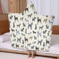 thumbnail image 5 of Cute Animal Dogs Hooded Bath Towel，60"x35" for Ages 3 To 12 Kids, Quick Dry Lightweight Soft Microfiber Hood Beach Towel Cover Up for Kids, 5 of 7