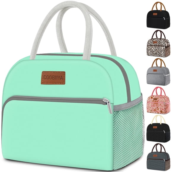 Bolsa Térmica Reutilizable Coobiiya para Mujer/Hombre Verde