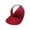 Burgundy, variant on Women's UPF 50+ UV Protection Sun Visor Hat, Wide Brim Beach Hats, Packable Ponytail Hat Open top Cap, White