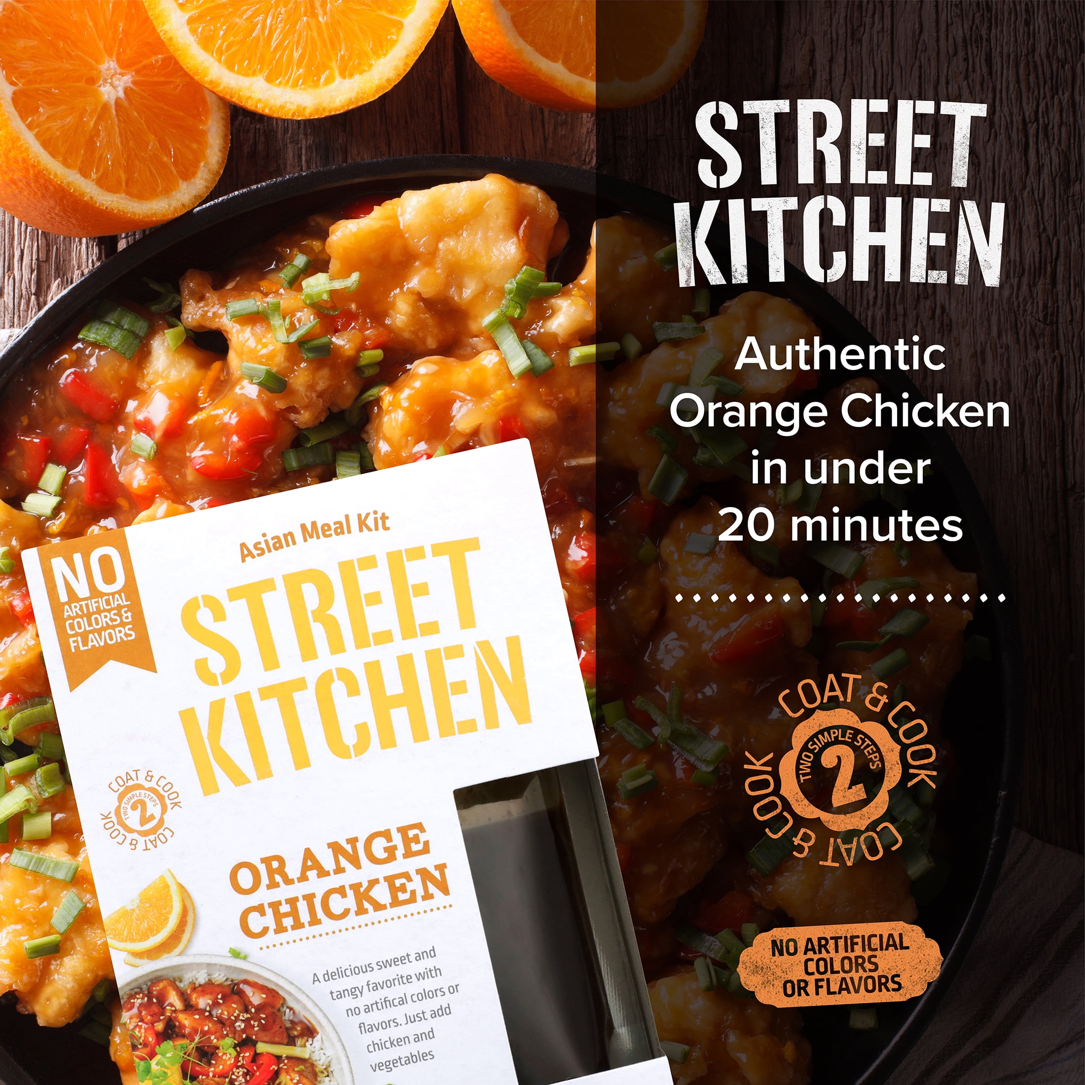 Street Kitchen Orange Chicken Asian Meal Kit, 7.7 oz. Shelf Stable