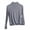 Gray--long sleeve sweatshirt for women, variant on Aboser Long Sleeve Tops for Women Layering Shirts Soft Mock Neck T Shirt Slim Fit Plain Top Solid Color Basic Tees Casual Ruffled Trim Blouses