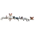 thumbnail image 2 of Escultura de gato de resina, mini figura de gato, juguete de escritorio coleccionable, decoración del hogar para coche Estilo D, 2 of 9