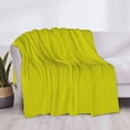 thumbnail image 4 of Throw Blanket for Couch, dark-yellow Super Soft Fuzzy Comfy Warm Throw Blanket, Cuteness Lightweight Cozy Plush Flannel Blanket & Throws for Sofa and Bed All Season, 4 of 5
