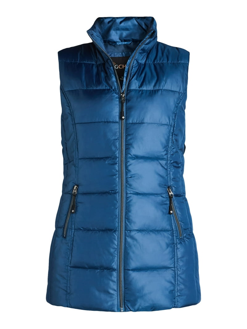Chill women's Long Cire Puffer Vest Sizes S-3X1