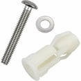 thumbnail image 3 of 4pcs Vis d'Expansion pour Couvercle de Toilette Fixation Vis de Siège de Toilette pour Siège de Toilette Fixation Ensemble Couvercle de Toilette Pièces de Rechange, 3 of 5