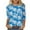 Multicolor Plus Size Blouse for Women_c, variant on CYMMPU Fall Trendy Shirts 3/4 Sleeve Floral Pattern Blouses for Women Dressy Casual Round Neck Loose Fit Spring Tunic Tops Lightweight Basic Tees Multicolor XL